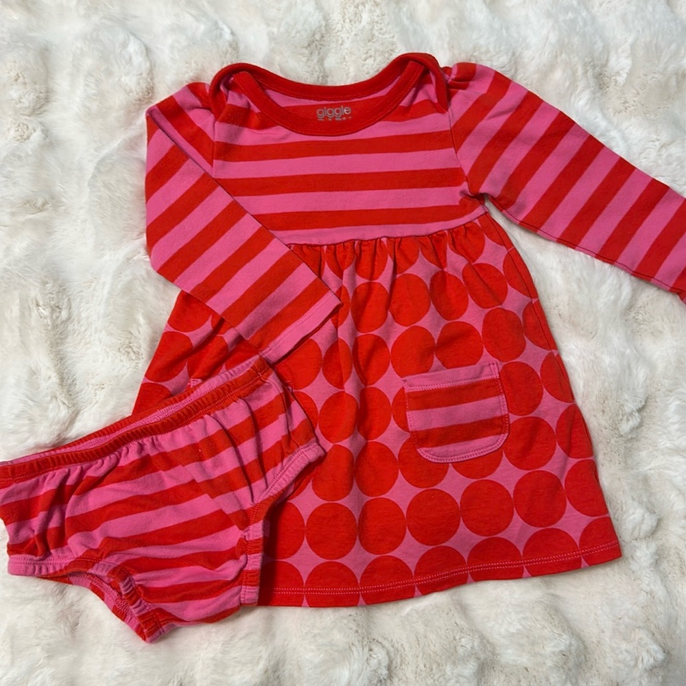 giggle Baby Dress 12-18M